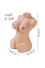 Wendy sucking vibrating doll  Self-Draining Torso Masturbator - Image 7