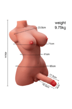 He Mengsha (transgender) TPE Shemale Torso Sex Doll with Realistic - Image 9