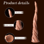 3D textured soft rubber adult sex toys Monster #80 TPR - Image 4