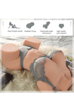 Xise Jessie 2 Realistic Life Size Love Doll Torso  Sucking 7.8kg Vibrating Male Masturbator Adult Sex Toys - Image 6