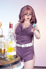 Soft charming agile Violet Realistic silicone sex doll Purple-style soft charm - Image 2